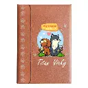 ﻿Agenda tipo cuero con 100 hojas ﻿